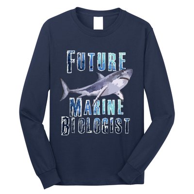 Shark Marine Biology Future Biologist Science Premium Long Sleeve Shirt