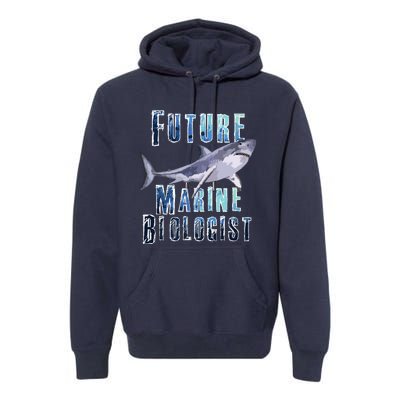 Shark Marine Biology Future Biologist Science Premium Premium Hoodie