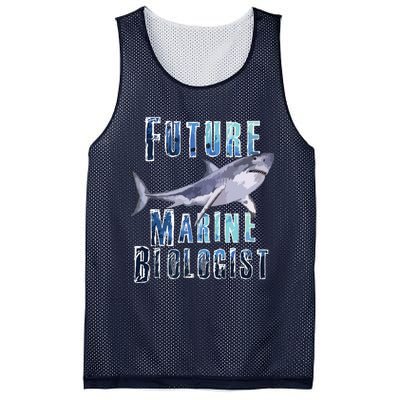 Shark Marine Biology Future Biologist Science Premium Mesh Reversible Basketball Jersey Tank