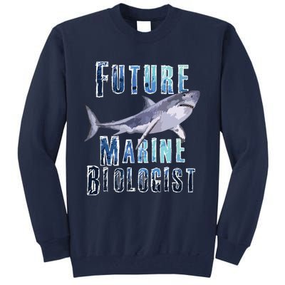 Shark Marine Biology Future Biologist Science Premium Tall Sweatshirt