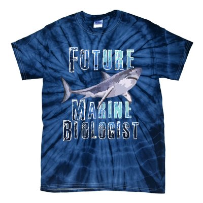 Shark Marine Biology Future Biologist Science Premium Tie-Dye T-Shirt