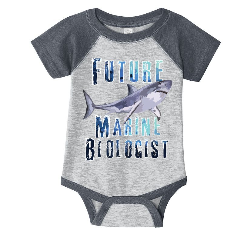 Shark Marine Biology Future Biologist Science Premium Infant Baby Jersey Bodysuit