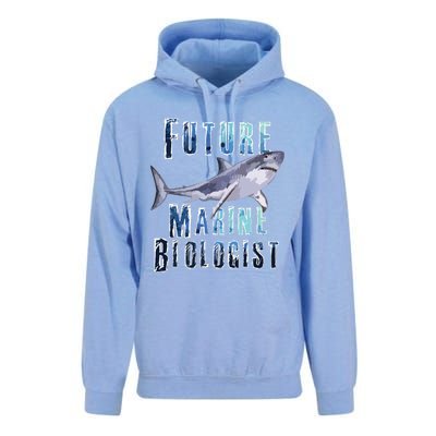 Shark Marine Biology Future Biologist Science Premium Unisex Surf Hoodie