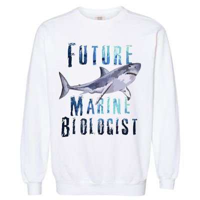 Shark Marine Biology Future Biologist Science Premium Garment-Dyed Sweatshirt