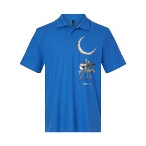 Skeleton Moon Band Rock And Roll Concert Graphic Softstyle Adult Sport Polo