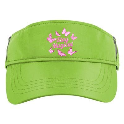 Stay Magical Butterfly Cute Gift Adult Drive Performance Visor