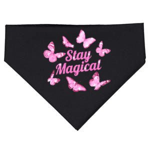 Stay Magical Butterfly Cute Gift USA-Made Doggie Bandana