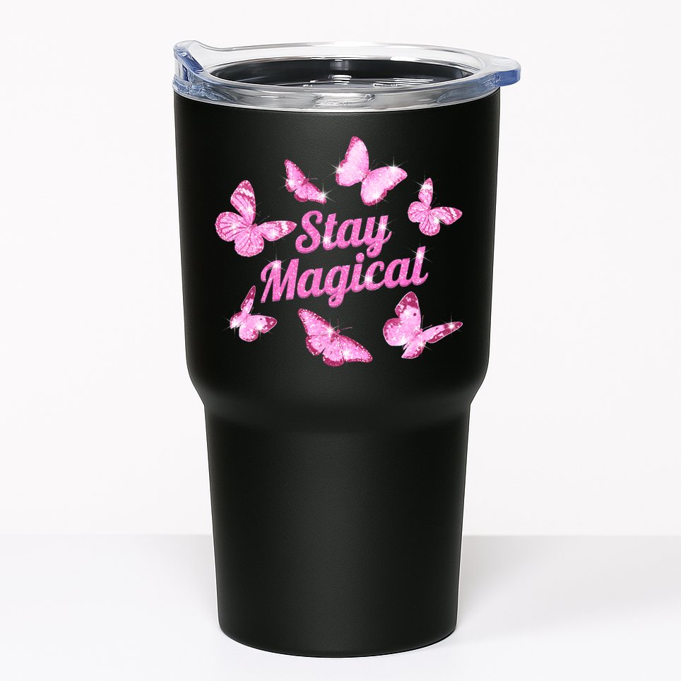 Stay Magical Butterfly Cute Gift Tumbler