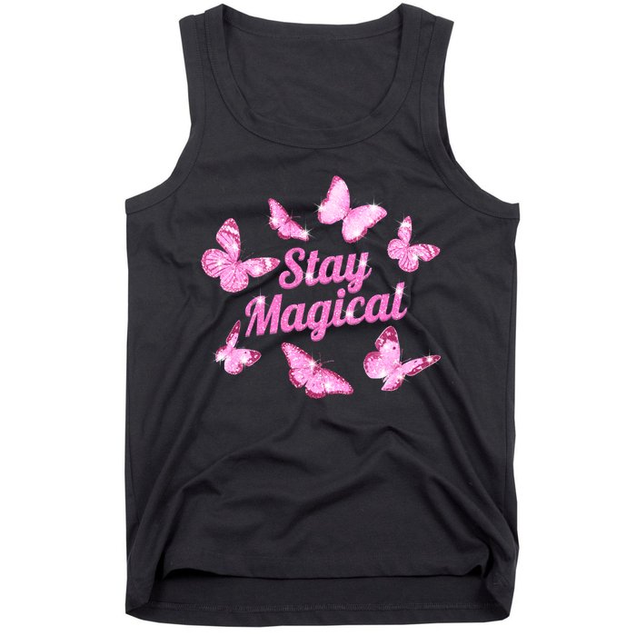 Stay Magical Butterfly Cute Gift Tank Top