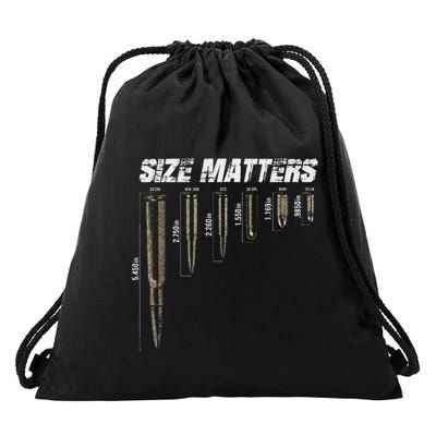 Size Matter Bullet Measure Up Drawstring Bag