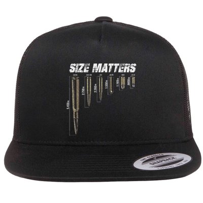 Size Matter Bullet Measure Up Flat Bill Trucker Hat
