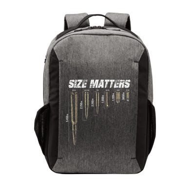 Size Matter Bullet Measure Up Vector Backpack