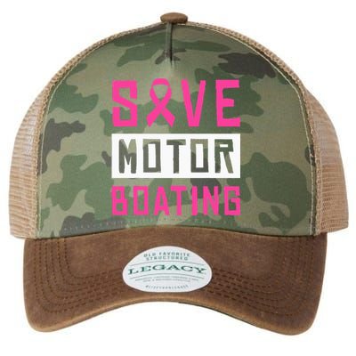 Save Motor Boating Fighting Breast Cancer Legacy Tie Dye Trucker Hat