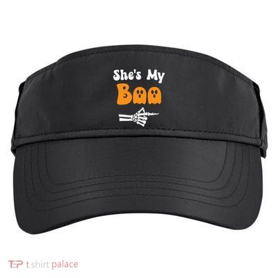 SheS My Boo Matching Halloween Pajama Adult Drive Performance Visor