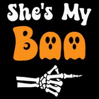 SheS My Boo Matching Halloween Pajama Drawstring Bag