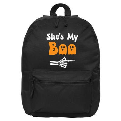 SheS My Boo Matching Halloween Pajama 16 in Basic Backpack