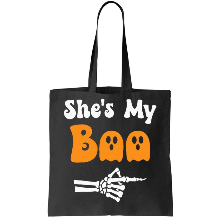 SheS My Boo Matching Halloween Pajama Tote Bag