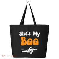 SheS My Boo Matching Halloween Pajama 25L Jumbo Tote