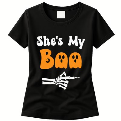 SheS My Boo Matching Halloween Pajama Womens T-Shirt