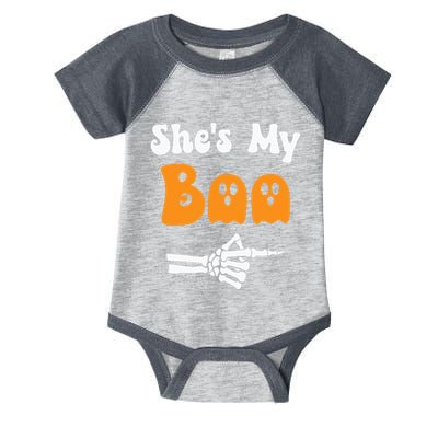 SheS My Boo Matching Halloween Pajama Infant Baby Jersey Bodysuit