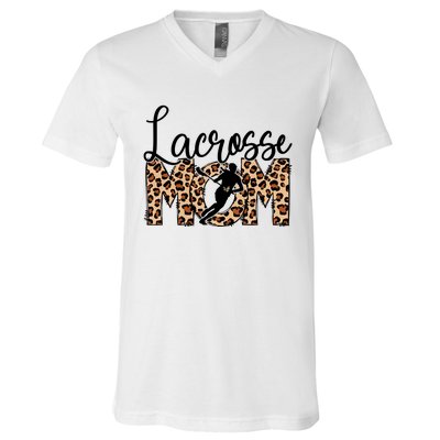 Sports Mom Bundle Lacrosse V-Neck T-Shirt