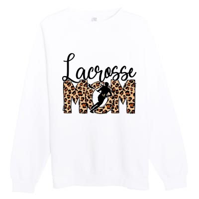 Sports Mom Bundle Lacrosse Premium Crewneck Sweatshirt