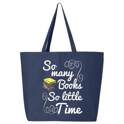 So Many Books Little Time Books Lover 25L Jumbo Tote