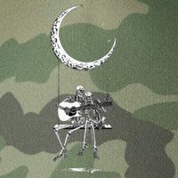 Skeleton Moon Band Rock And Roll Halloween Lazy Costume Legacy Tie Dye Trucker Hat
