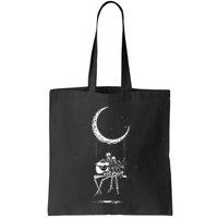 Skeleton Moon Band Rock And Roll Halloween Lazy Costume Bag
