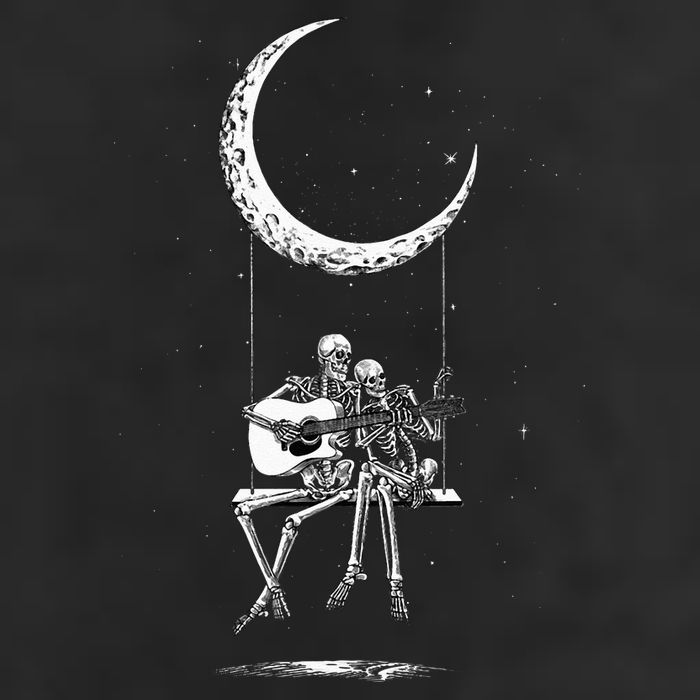 Skeleton Moon Band Rock And Roll Halloween Lazy Costume Microfiber Hand Towel