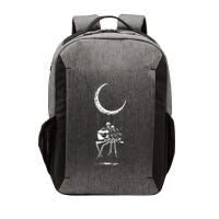 Skeleton Moon Band Rock And Roll Halloween Lazy Costume Vector Backpack