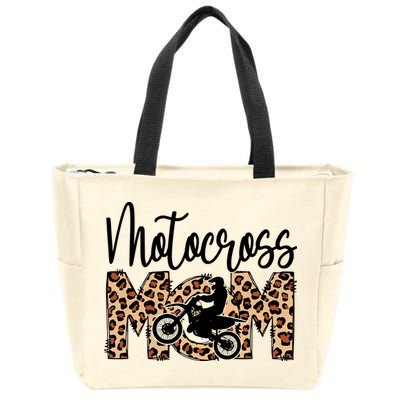 Sports Mom Motocross Zip Tote Bag