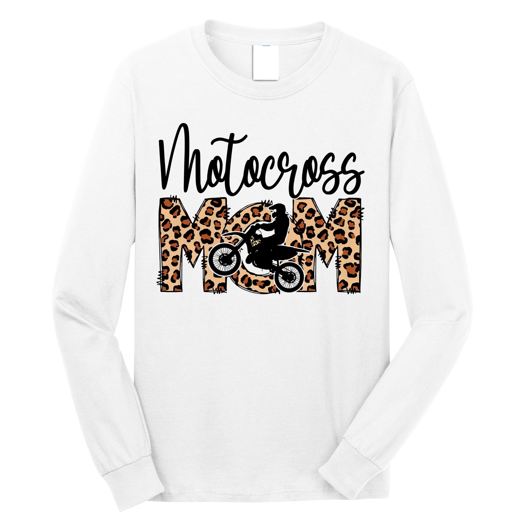 Sports Mom Motocross Long Sleeve Shirt