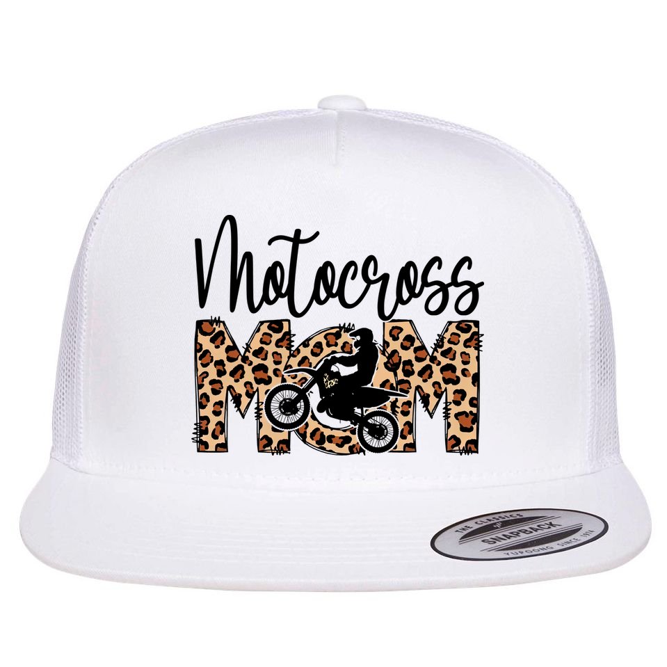 Sports Mom Motocross Flat Bill Trucker Hat