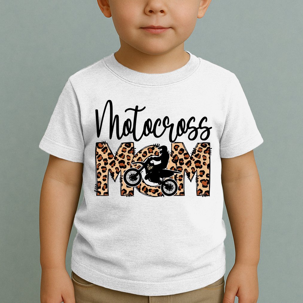 Sports Mom Motocross Toddler T-Shirt
