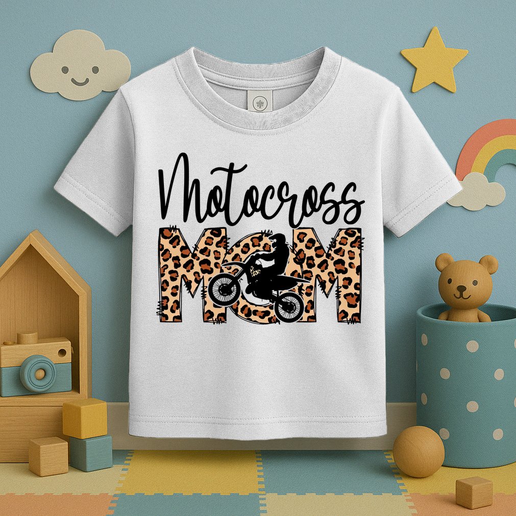 Sports Mom Motocross Toddler T-Shirt