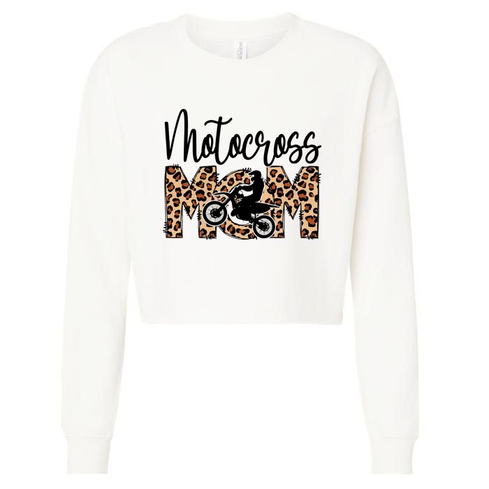 Sports Mom Bundle Motocross Cropped Pullover Crew