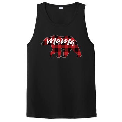 S Mama Bear Gift Buffalo Plaid Mama Bear Meaningful Gift PosiCharge Competitor Tank