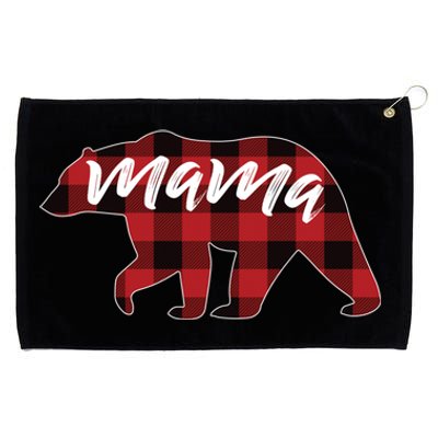 S Mama Bear Gift Buffalo Plaid Mama Bear Meaningful Gift Grommeted Golf Towel