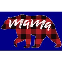 S Mama Bear Gift Buffalo Plaid Mama Bear Meaningful Gift Bumper Sticker