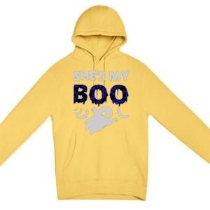 Shes My Boo Halloween Premium Pullover Hoodie