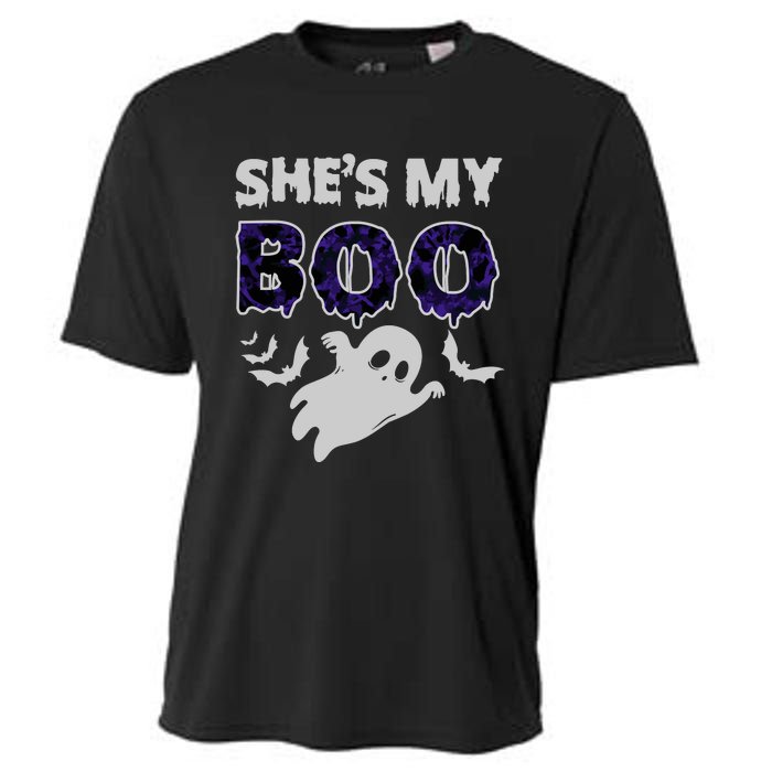 Shes My Boo Halloween Cooling Performance Crew T-Shirt