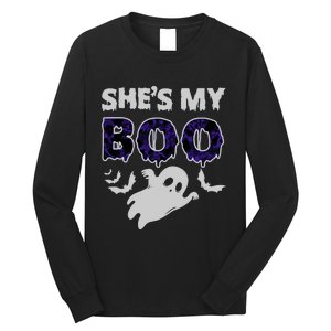 Shes My Boo Halloween Long Sleeve Shirt