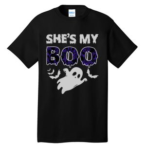 Shes My Boo Halloween Tall T-Shirt