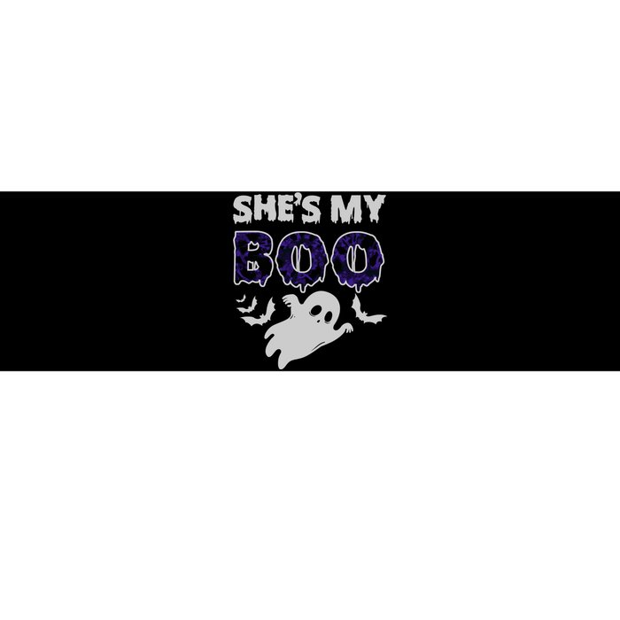 Shes My Boo Halloween Bumper Sticker