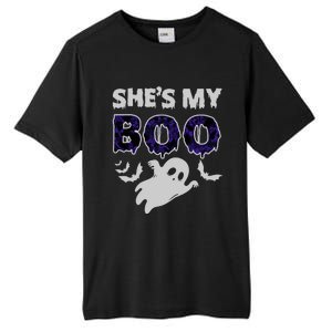 Shes My Boo Halloween Tall Fusion ChromaSoft Performance T-Shirt