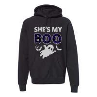 Shes My Boo Halloween Premium Hoodie