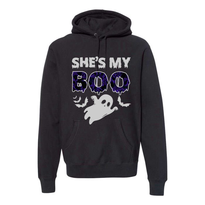 Shes My Boo Halloween Premium Hoodie