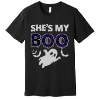 Shes My Boo Halloween Premium T-Shirt