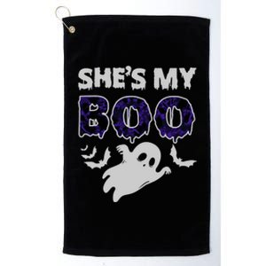 Shes My Boo Halloween Platinum Collection Golf Towel